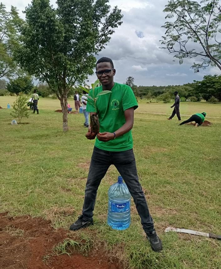 Tree planting at Ruiru Sports Club - Completed work